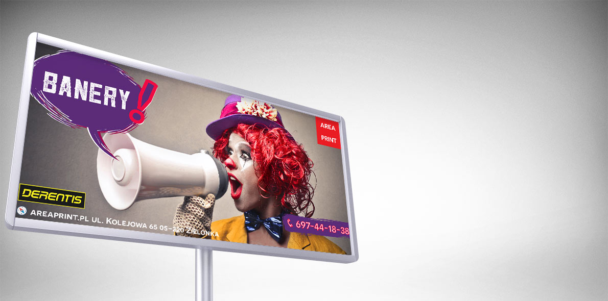 Banery reklamowe w rewelacyjnych cenach